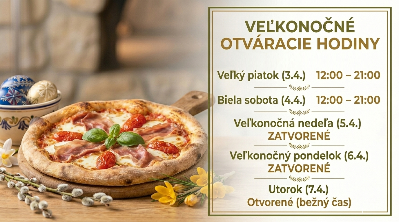 Veľkonočné otváracie hodiny